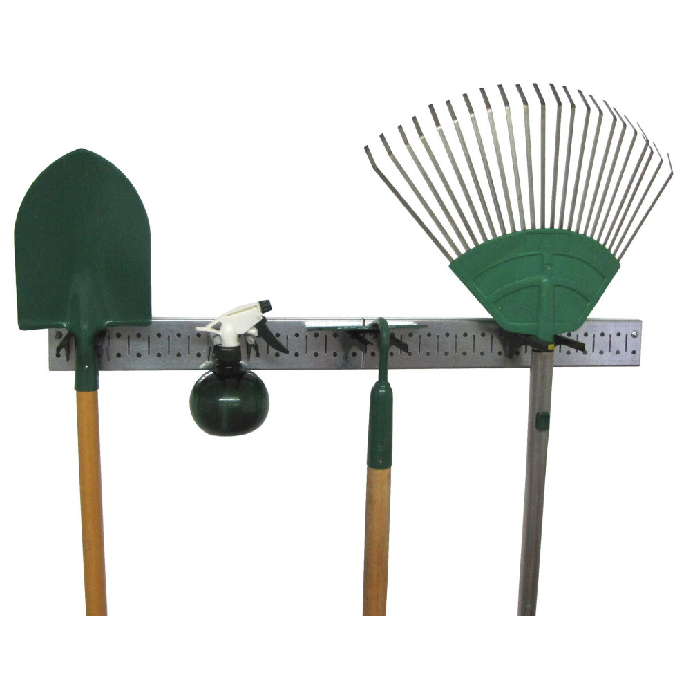 Metal Pegboard Strip Garden Tool Organizer Pegboard Rail Kit 872984001249