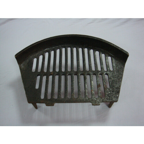 16" Fire Grate Cast Iron Stool Coal Log Fireplace Black Front Open Basket