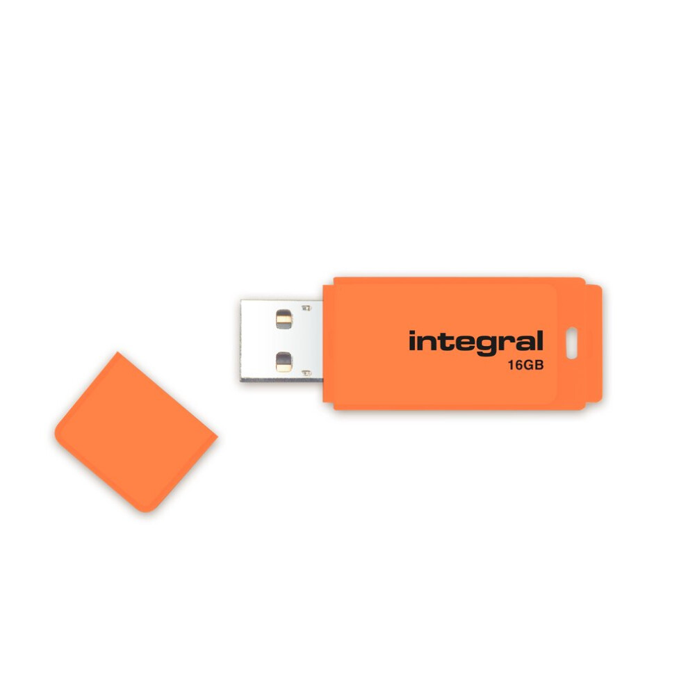 Ts-180562 Neon 2.0 Usb Flash Drive, 16Gb, Orange 5055288409880