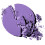 Stargazer Flat Purple eye shadow. Maximum colour pressed powder eye shadow. 8