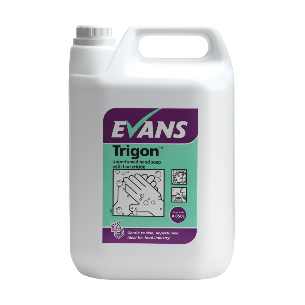 Evans Vanodine Trigon Unperfumed Hand Wash 5Ltr