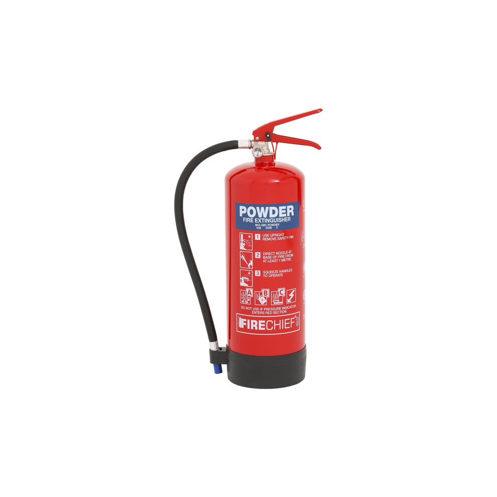 100-1179 Fxp6 Powder Extinguisher, Xtr, 6 Kg, Red 5055377900380