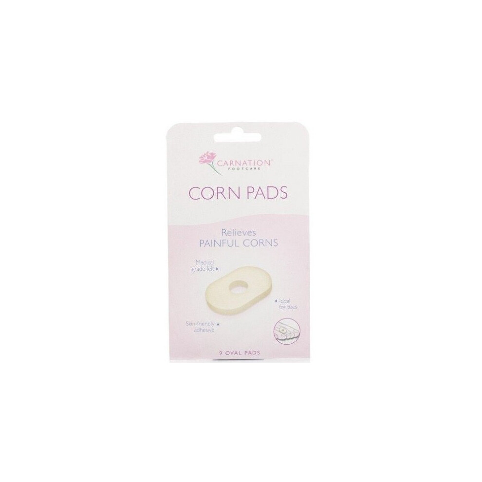 Hay Max Haymax Carnation Corn Pads Felt Care 618 Oval 9'S