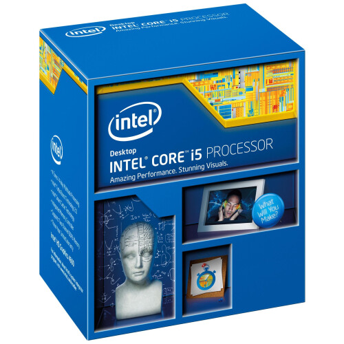 Intel i5 4690 Quad Core CPU (3.50 GHz, 6 MB Cache, 84 W, Graphics, Turbo Boost Technology 2.0, Socket 1150) (Refurbished)