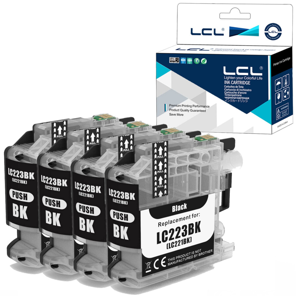Lc223 Ink Cartridge Replacement For Brother Lc-223 Lc223 Xl Lc-223Bk Lc223bk For Mfc-J4420dw J4620dw J4625dw J5320dw J5620dw J5625dw J5720dw J480dw 610446221510