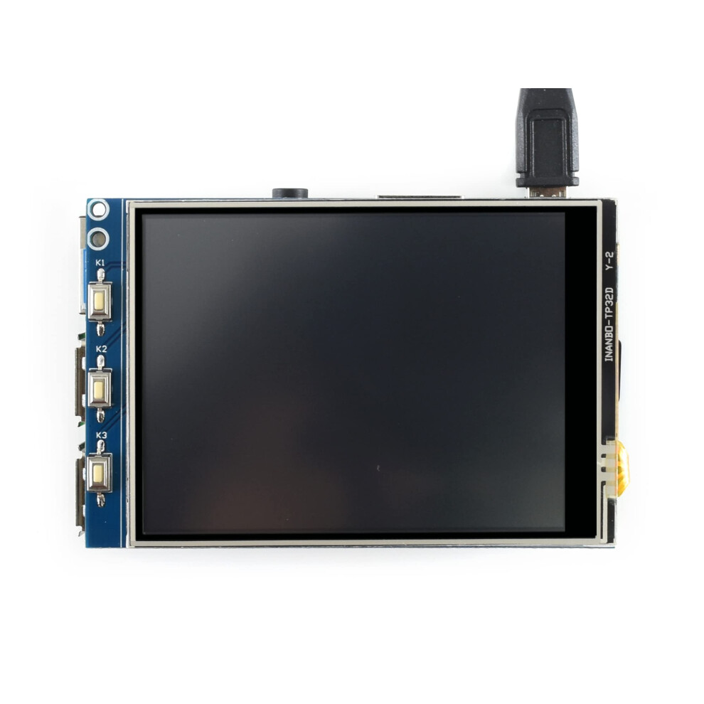 3.2 Inch Display For Raspberry Pi 4 Resistive Touchscreen Tft Lcd 320X240 Resolution Directly-Pluggable For All Raspberry Pi Drivers Provided For 712321342478