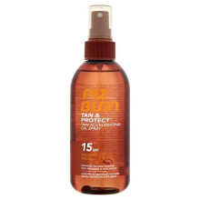 Tan & Protect Tan Spray, Intensifying Sun Spray with SPF 15, 150 ml