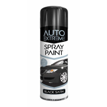 250ml Auto Spray Paint Black Satin 1910 Spray Can Household Car Van Bike Aerosol Paint (1 Pack)