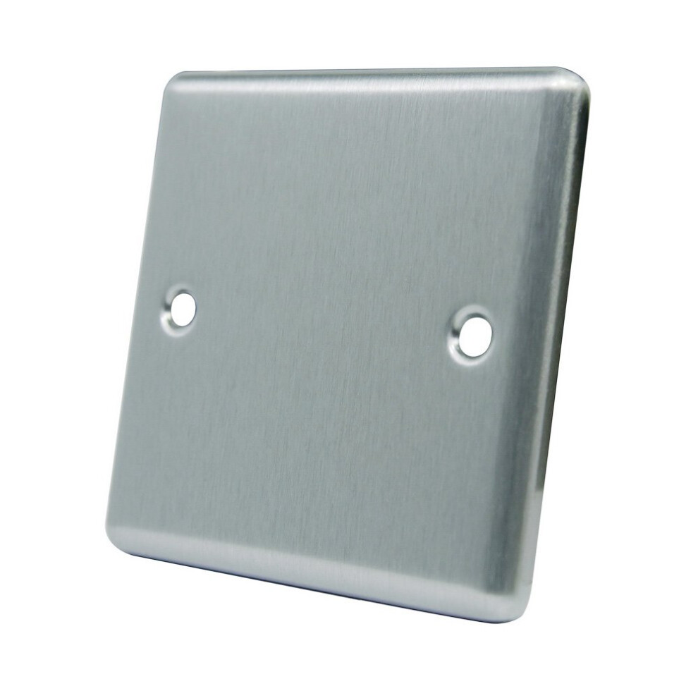 Aet Csc1gbp 1-Gang Satin Finish Chrome Classical Single Electrical Blanking Plate 700461520054