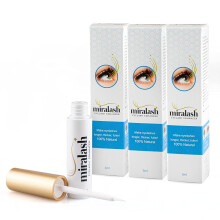 Eyelash Growth Serum 3x3 ml, Conditioner for Eyelashes, Long Thick, Lash serum for growth and thickness, Fuller thicker, longer lashes, Enriched with