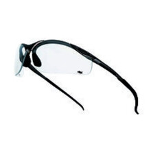 CONTPSI Contour Spectacles, Sports Temples With Tipgrip Type, Comfort Nose Clear PC Anti-Scratch and Anti-Fog Lens, Bronze Nylon Frame