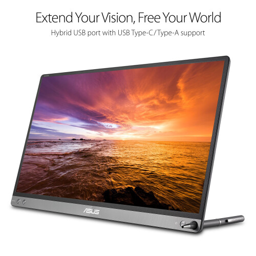 ASUS 15.6" Screen LCD Monitor Black (MB16AC) 1