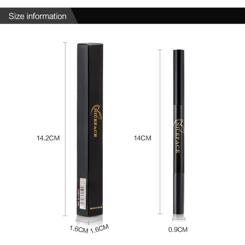 Eyebrow Pencil Light Brown Double Ended Precision Waterproof Brow(Light Brown #4) 1