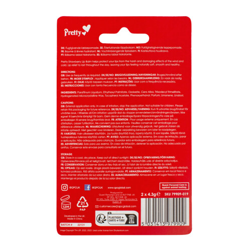 Moisturising Lip Balm - Strawberry 1