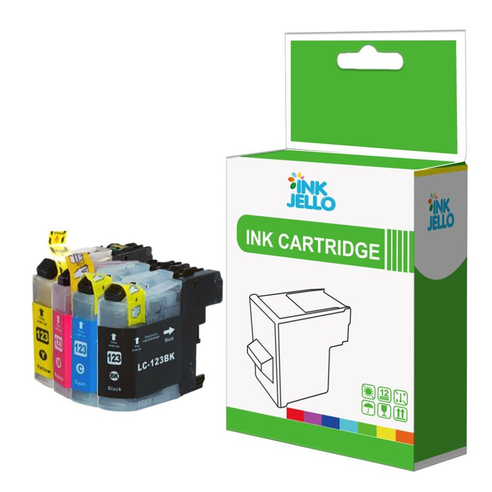 Ink Cartridge For Printer, Compatible With Brother Dcp-J132w Dcp-J152w Dcp-J4110dw Dcp-J552dw Dcp-J752dw Mfc-J4410dw Mfc-J4510dw Mfc-J4610dw 747742364228