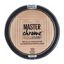 Master Chrome Metallic Highlighter, 9gr, 100 molten gold