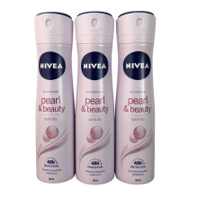 Refreshingly Effective: Nivea Pearl and Beauty 48 Hour Anti-Perspirant Deodorant, 150 ml (Pack Of 3)