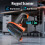 1D 2D QR Wireless Barcode Scanner 2.4GHz wireless & USB 2.0 Wired 1D 2D QR Bar Code Scanner Cordless CMOS Image Barcode Reader for Mobile Payment 6