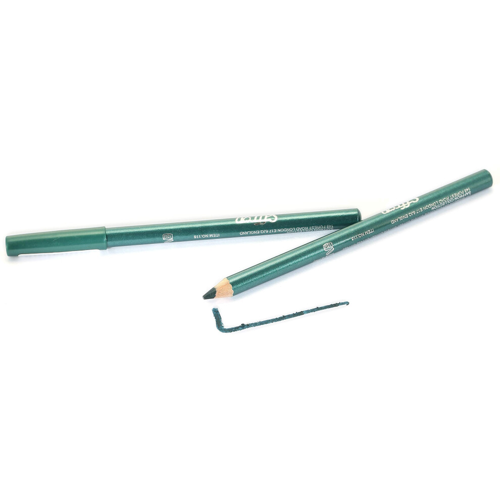 Saffron London Green Saffron - Soft Kajal Kohl Eyeliner Pencil (116 Forest )