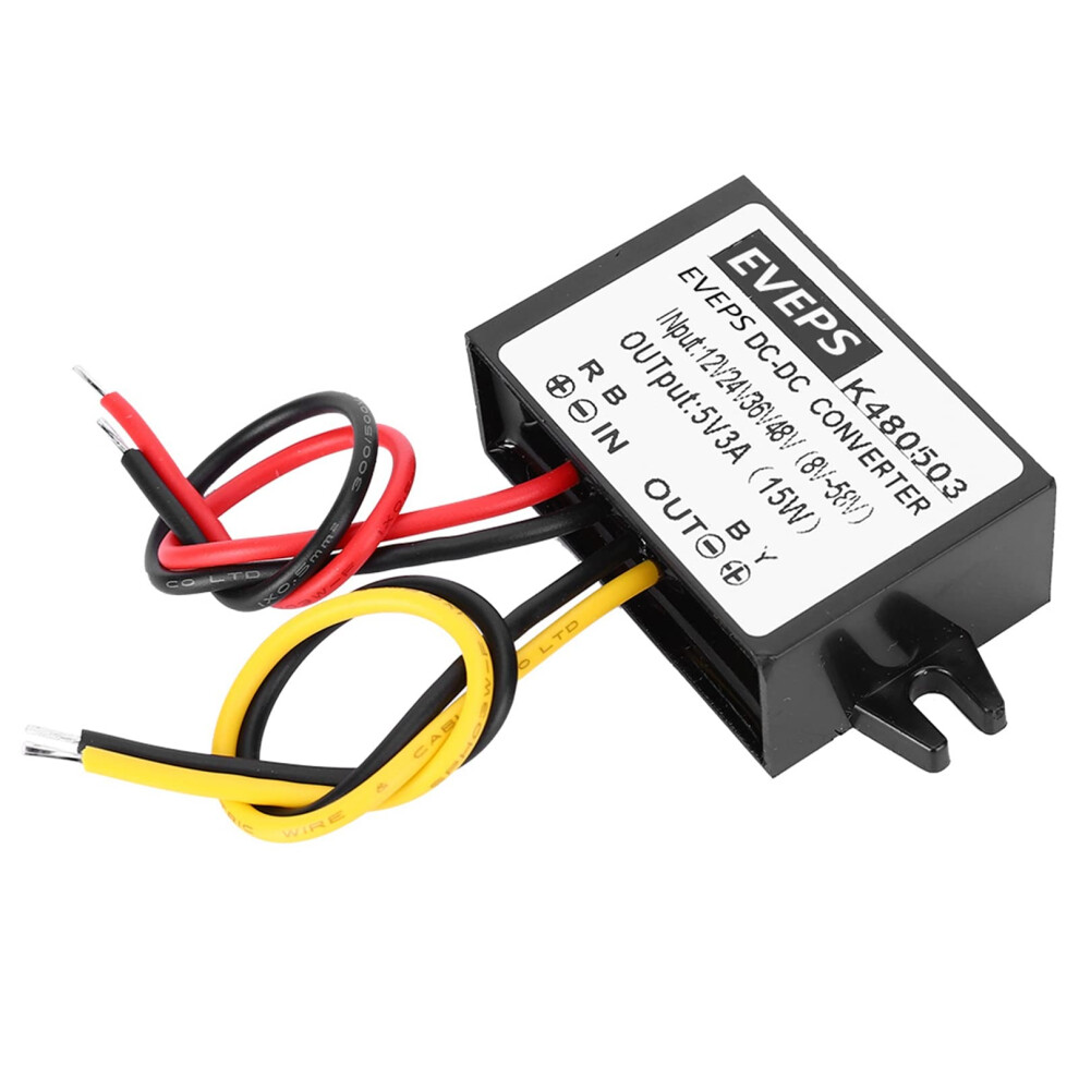Dc-Dc 12V/24V/36V/48V To 5V 3A Converter Step Down Power Supply Module 736077252843
