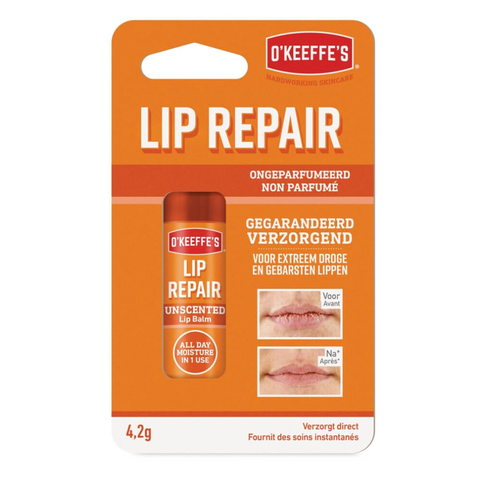 O'keeffe's Lip Repair - Ongeparfumeerd (Ongeparfumeerd)