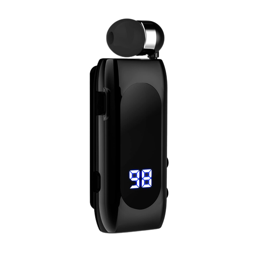 Business Bluetooth Headset With Retractable Wire, Wireless Earphone With Microphone, Bluetooth V5.2, Handsfree, Compatible For Universal Smartphone 8414724011563