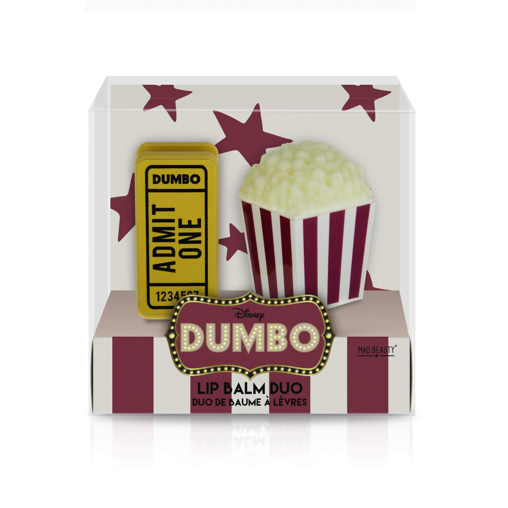 Mad Beauty Dumbo Popcorn And Ticket Lip Balm, 0.065 Kg