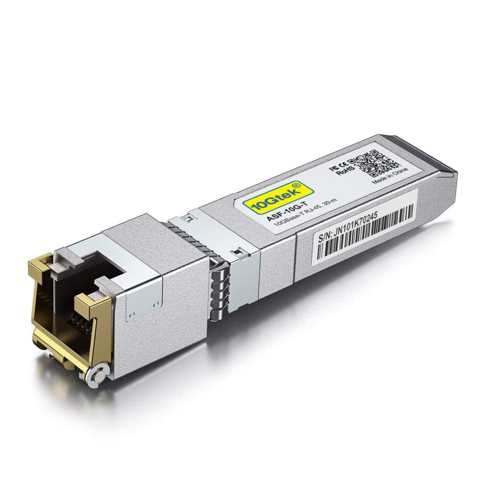 For Ubiquiti Unifi 10Gb Sfp+ Rj45 Transceiver Uf-Rj45-10G, 10Gbase-T Sfp+ Copper Module, Up To 30 Meters 8178820257514
