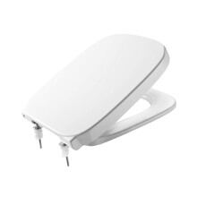 Debba Square Z8019B200U Seat with Soft Close Hinges in White