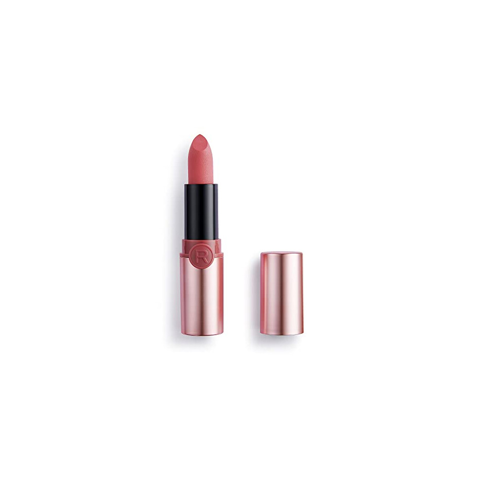 Revolution Beauty London Makeup Revolution, Powder Matte, Lipstick, Rosy, 3.5G