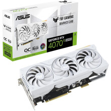 TUF Gaming GeForce RTX 4070 Ti SUPER BTF White OC Edition Gaming Graphics Card (PCIe 4.0, 16GB GDDR6X, Graphics card high-power gold finger, HDMI 2.1a