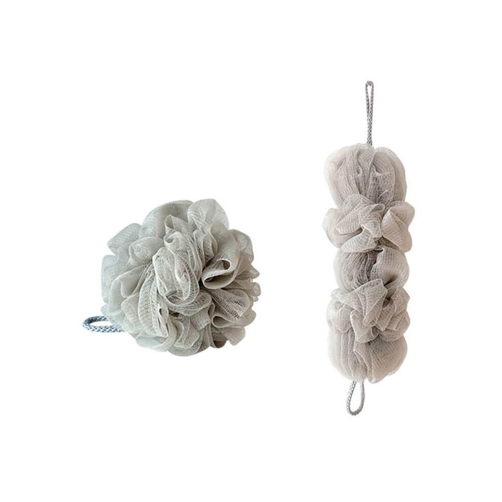 Omenluck 1Set Long Bath Loofahs Back Scrubber Loofah Exfoliating Body Loofahs Shower Scrubber Ball Bathing Supplies