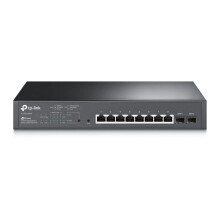 SG2210MP 10 Port Gigabit PoE Smart Switch, 8 Gigabit PoE ports, 802.3af-at 30W, 150W Total Budget, Network Switch, Metal Case, Ethernet Switch,