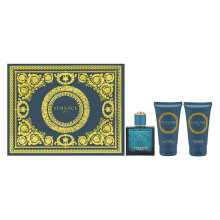 Eros 50Ml Edt Spray / 50 ml (Pack of 1) Shower Gel / 50 ml (Pack of 1) Aftershave Balm