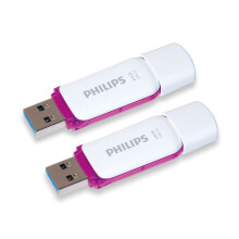 Snow USB Flash Drive 64 GB, USB 3.0, 2 pack - Purple
