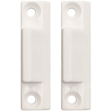 White Upvc Window Sash Cavity Closing Wedge Draught Sealing 5 X Pairs