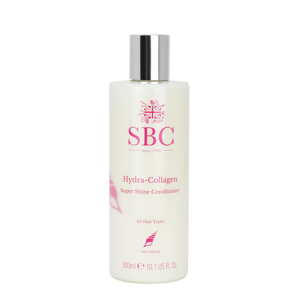 Sbc Skincare Hydra-Collagen Super Shine Conditioner 300Ml - Hair Conditioner For Mature, Dry, Damaged Or Thin Hair