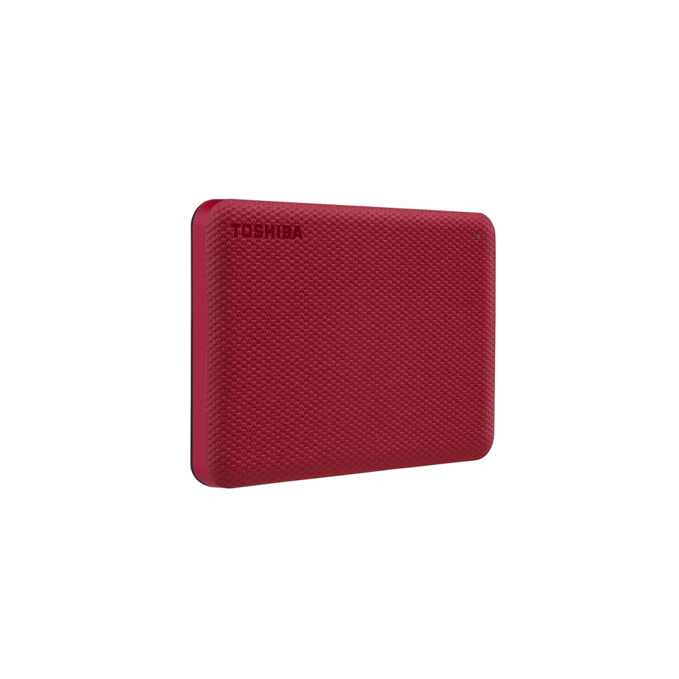 Toshiba Canvio Advance 1Tb Portable External Hard Drive Usb 3.0, Red - Hdtca10xr3aa