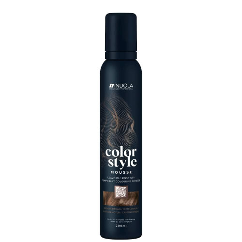 Indola Color Styling Mousse 200 ml Mittelbraun