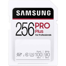 PRO Plus 256GB SDXC UHS-I U3 100MB/s Read Memory Card for Full HD & 4K UHD MB-SD256H/EU