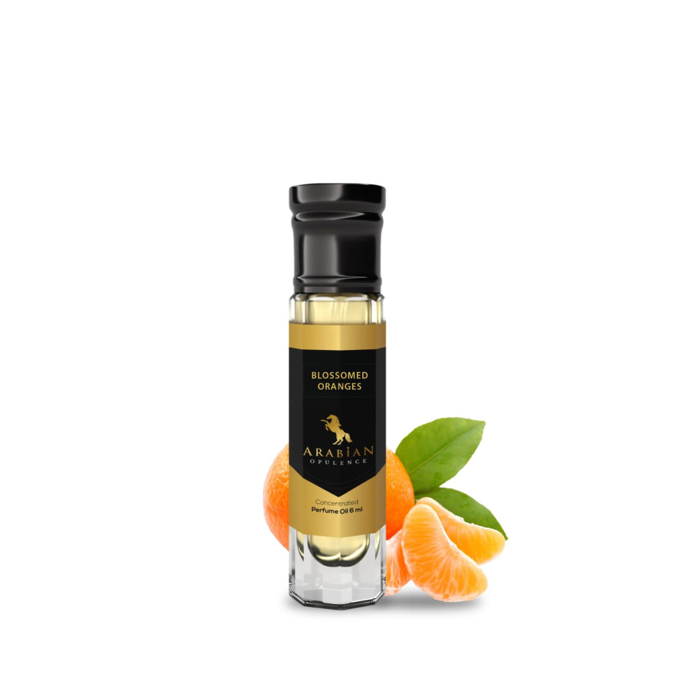 Arabian Opulence Fr278 Blossomed Oranges Roll-On Perfume Oil | Concentrated Fragrance Body Oil | Long Lasting Oil Based Perfume For Women | Travel Size Alcohol-Free