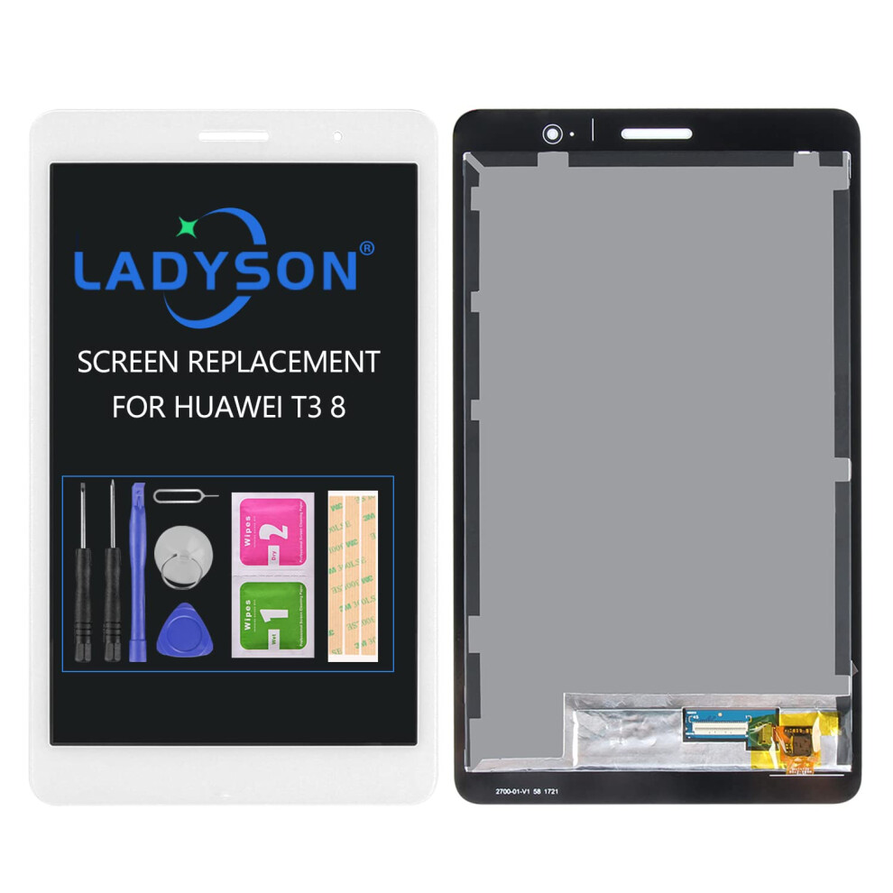 Screen For Huawei Mediapad T3 8 Kob-L09 Kob-W09 Lcd Display Touch Screen Digitizer Assembly For Huawei T3 8.0 Matrix Sensor Glass Lens Replacement 735279166071