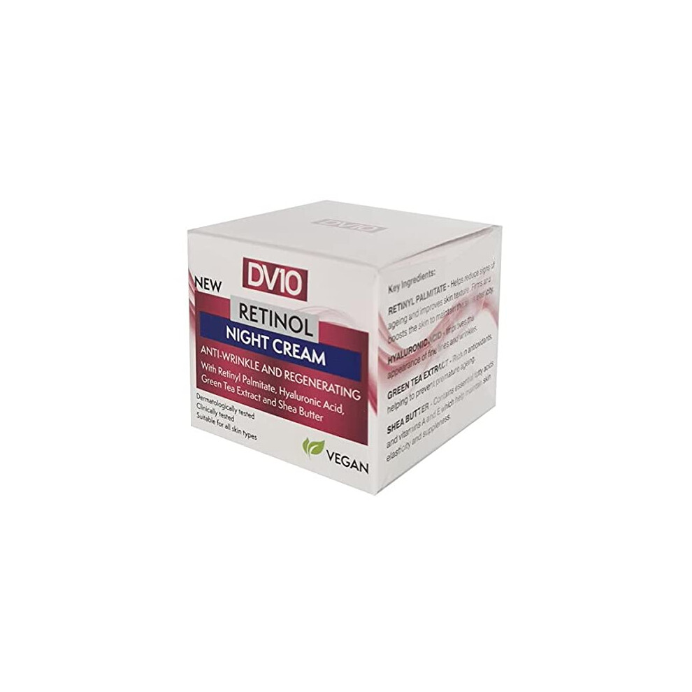 Derma V10 Retinol Night Cream 50Ml