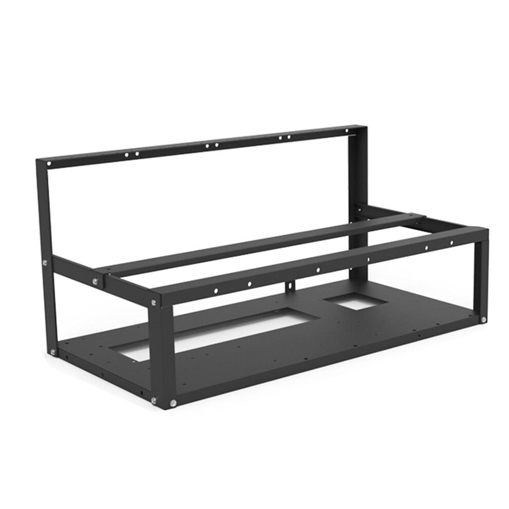 Mining Rig Frame Case Graphics Card Holder (Max 6 Gpu Slots) Rack Stackable Miner Open Air Computer Rack Speed Up Heat Dissipation 755373726247