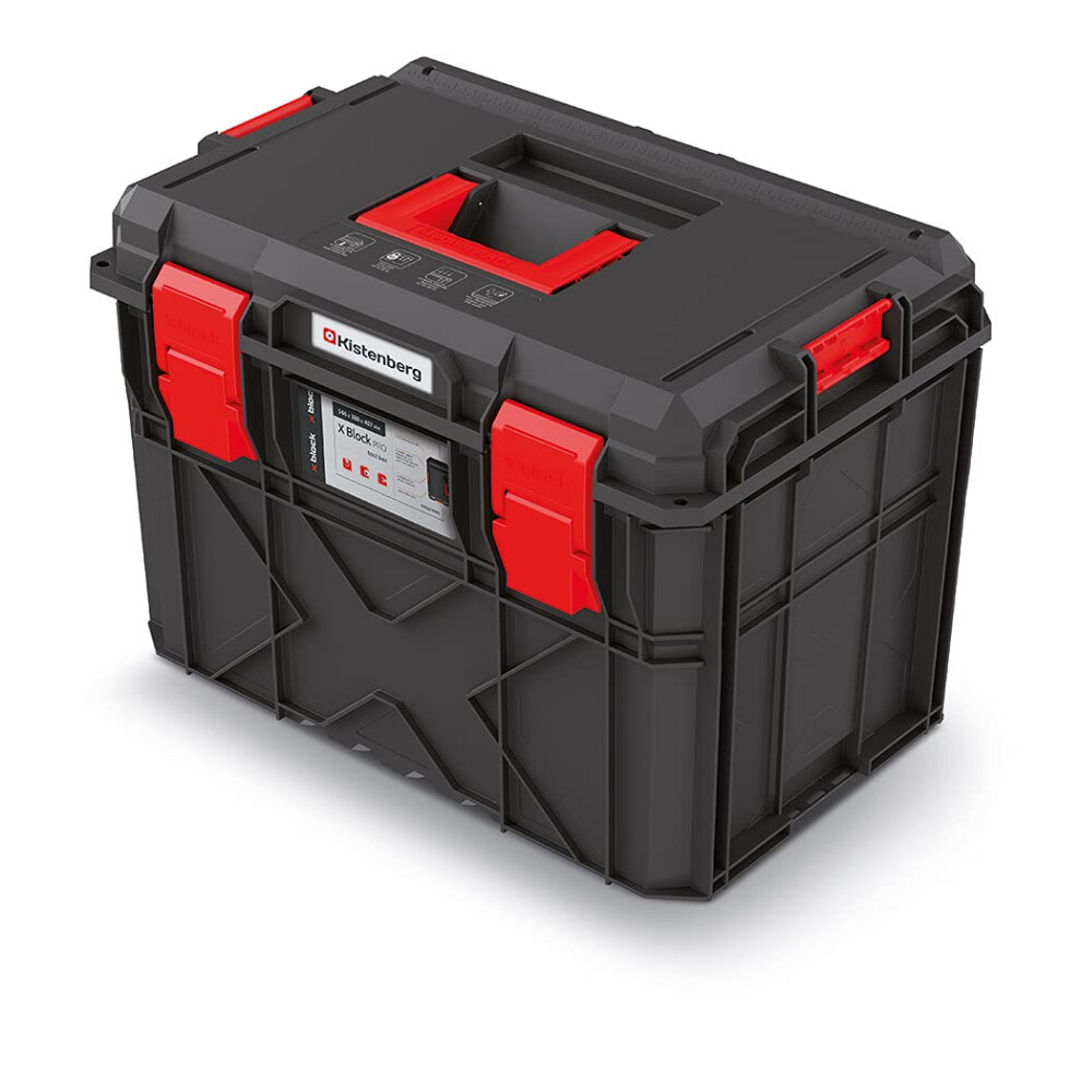 X-Block Pro Toolbox With Metal Hinges Includes Separators And Trays Load Capacity 50 Kg X-Block Pro Dimensions 546 X 380 X 407 Mm 5905197277912
