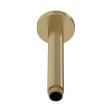 ARM815 Arvan | Modern Bathroom Round Ceiling Mounted Shower Arm, 150mm, Brushed Brass