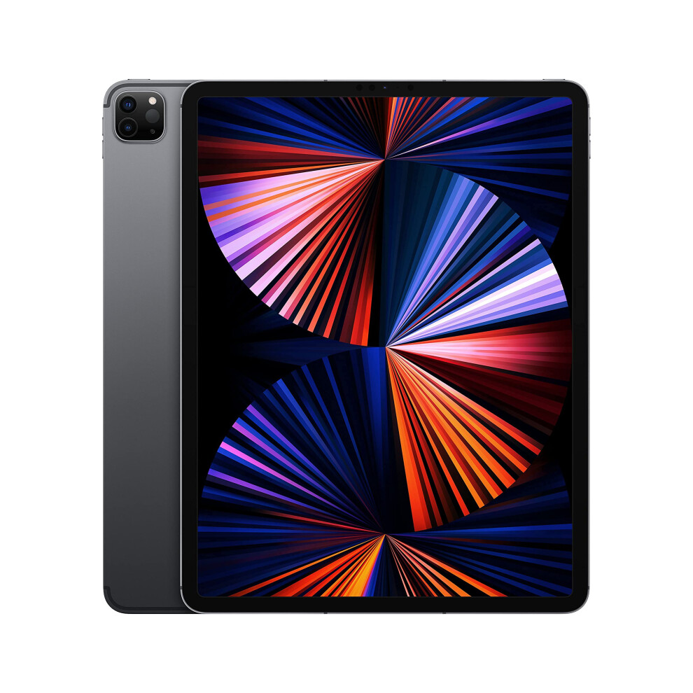 Apple 2021 Ipad Pro (12.9-Inch, Wi-Fi + Cellular, 256Gb) Space Grey (Renewed)