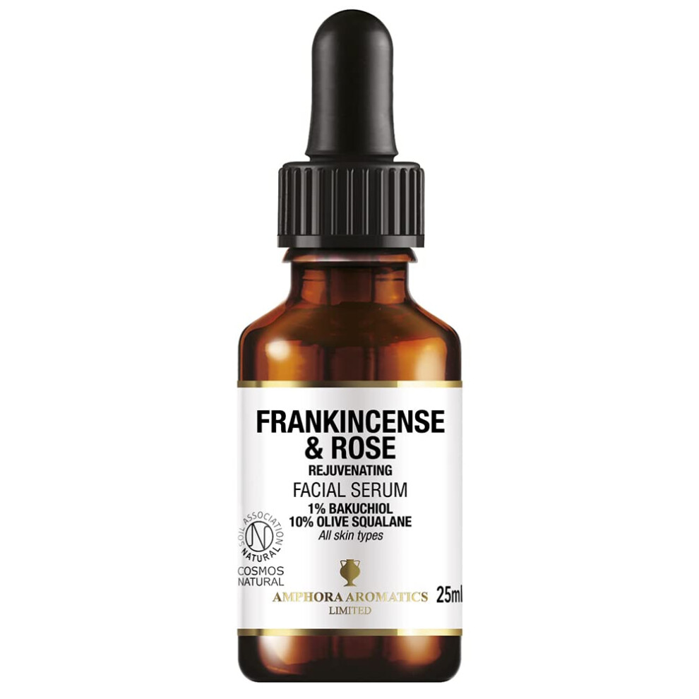 Amphora Aromatics Frankincense & Rose Bakuchiol Face Serum 25Ml