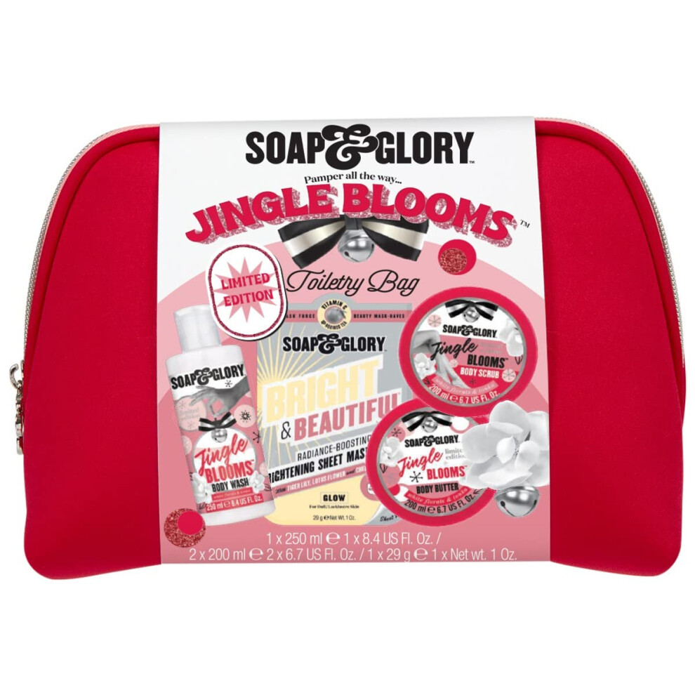 Kesp Soap & Glory Soap & Glory Jingle Blooms Toiletry Bag Giftset Christmas 2021