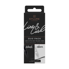 Line and Lash DUO Kit - Black and Clear Lash Glue